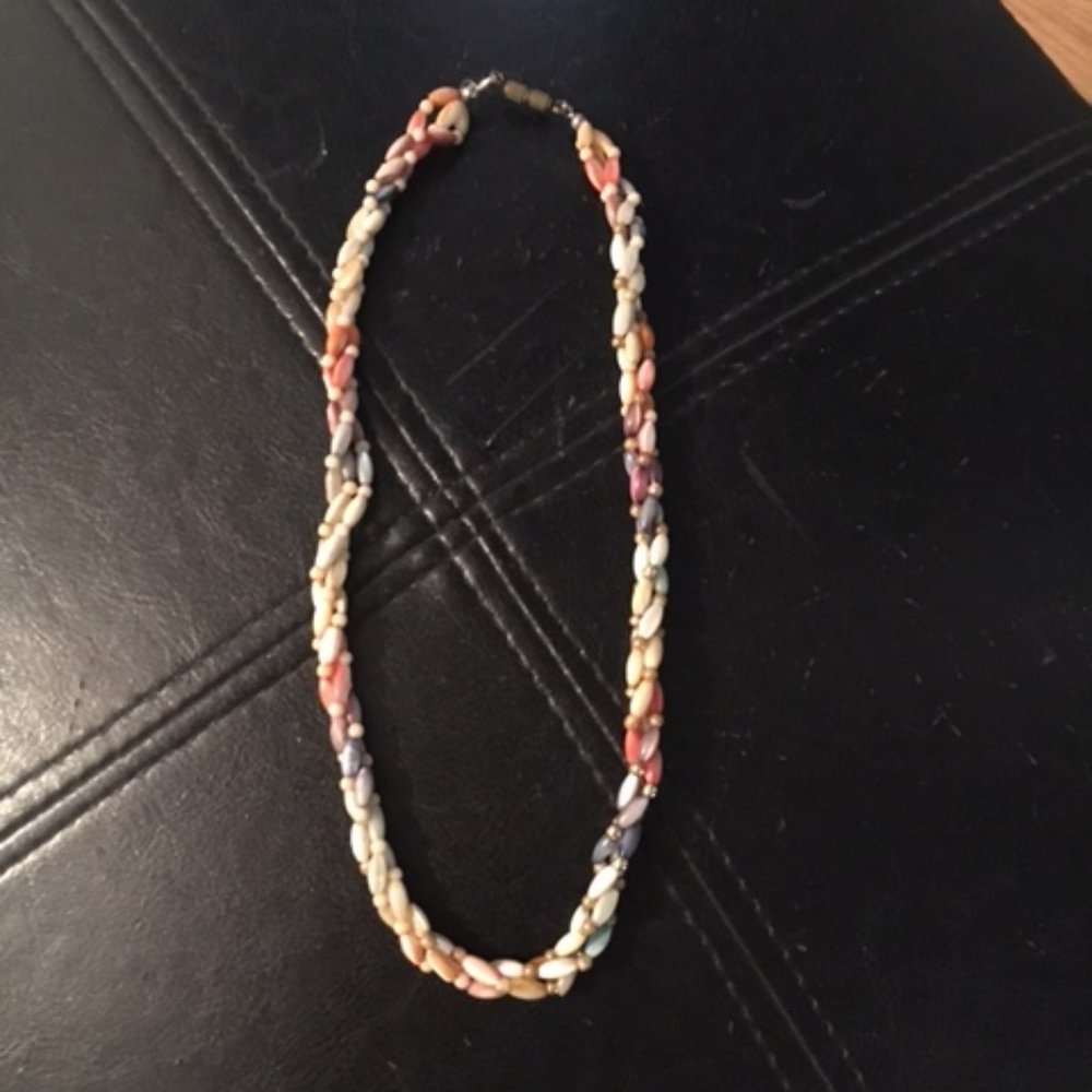 Colorful beaded necklace